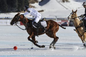 On the icy lake of St. Moritz, took place the Snow Polo World Cup St. Moritz, the largest polo tournament played on snow.