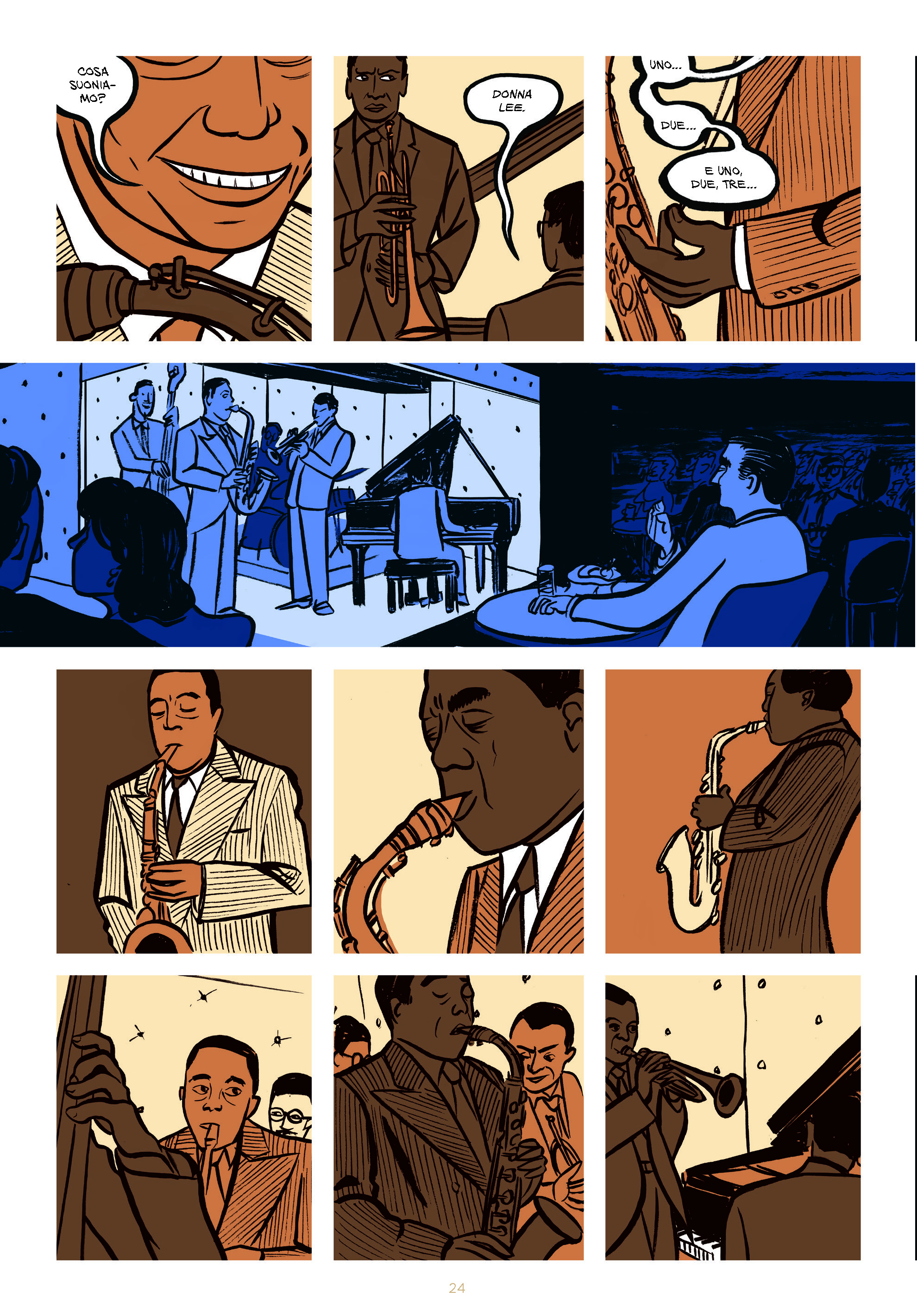 Il Blue Note Milano in collaborazione con il festival JAZZMI, ospita la mostra "Miles. Assolo a Fumetti", del fumettista, grafico e disegnatore Lucio Ruvidotti.