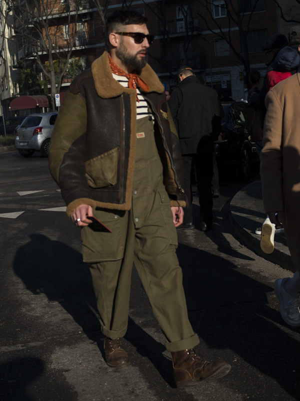 Milano men's fashion week street style