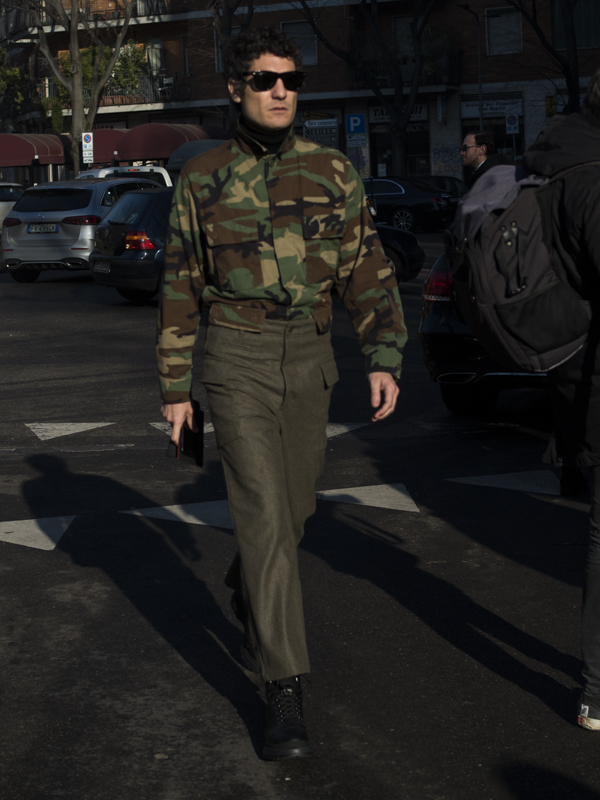 Milano men's fashion week street style