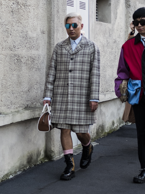 Milano men's fashion week street style