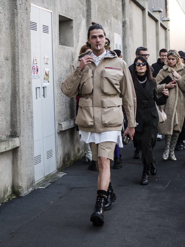 Milano men's fashion week street style