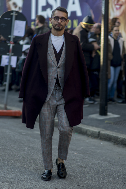 Milano men's fashion week street style