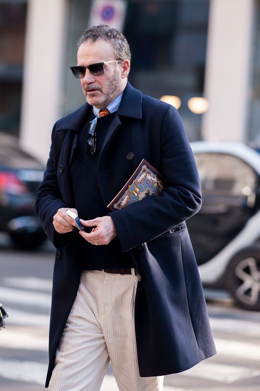 Milano men's fashion week street style