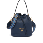 Prada borsa secchiello in pelle