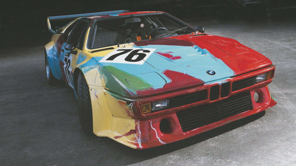 Bmw M Art Car Creata Da Andy Warhol Moda Motori Magazine