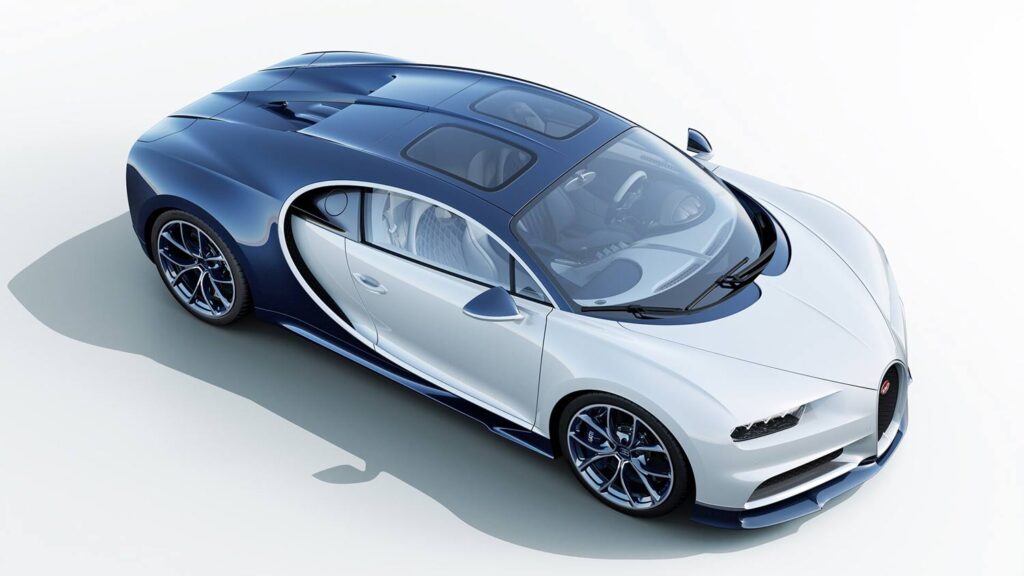 La Bugatti Chiron è la vettura sportiva più veloce esclusiva e potente che la casa francese abbia mai prodotto in tutta la sa storia.