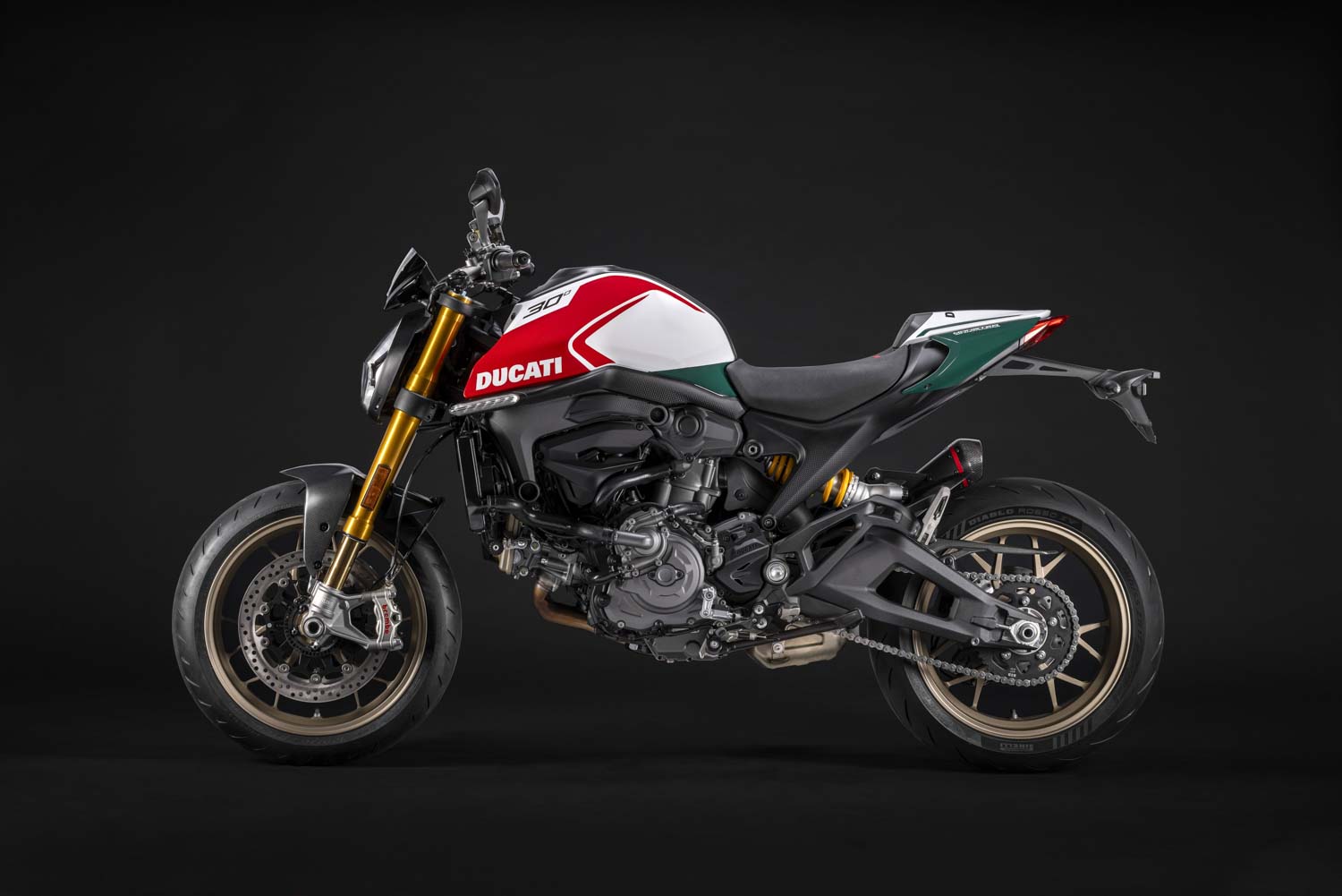 la livrea del Ducati Monster 30° Anniversario