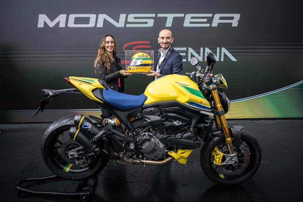 Ducati Senna: omaggio ad Ayrton Senna con il Monster da collezione