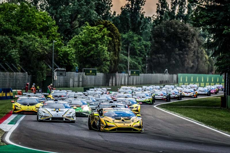 Il Lamborghini Super Trofeo Europa sul circuito di Spa