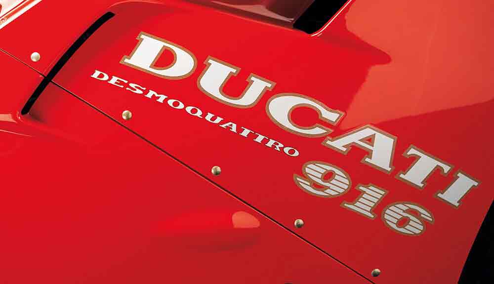 30 anni di Ducati 916 la classicha di maggior successo al WDW 2024