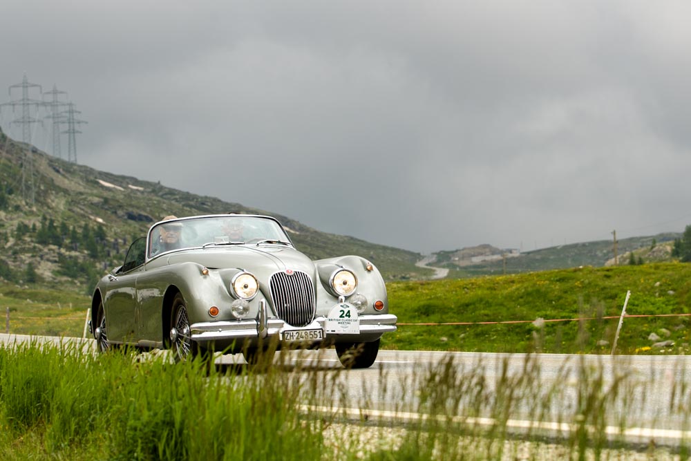 British Classic Car Meeting 2024: le auto british a St. Moritz