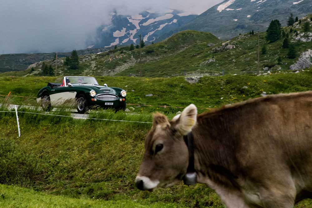 British Classic Car Meeting 2024: le auto british a St. Moritz