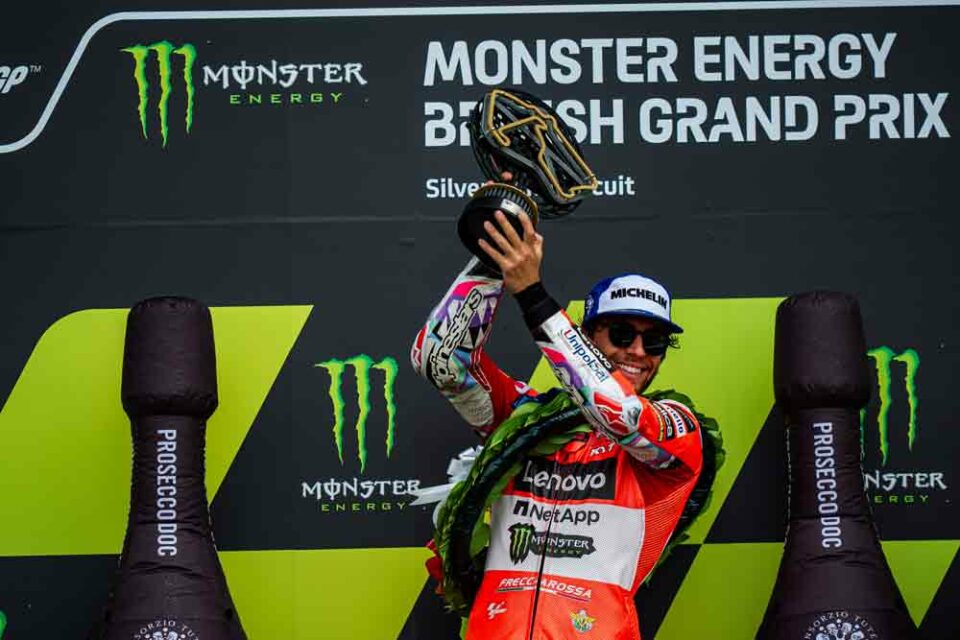 Bastianini conquista Silverstone