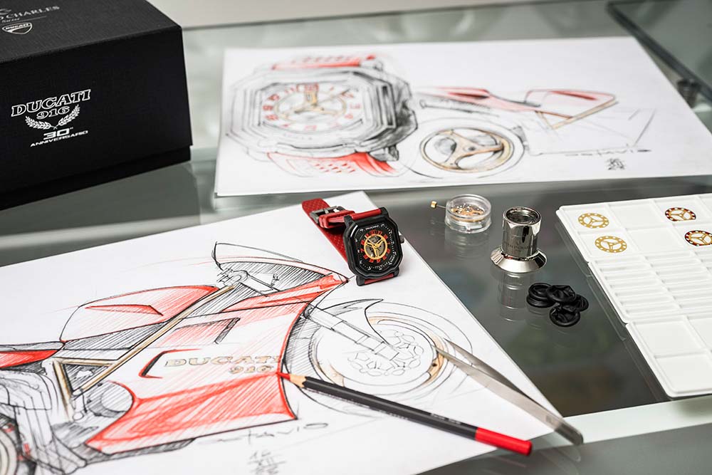 Ducati e Gerald Charles: un orologio tributo alla Ducati 916