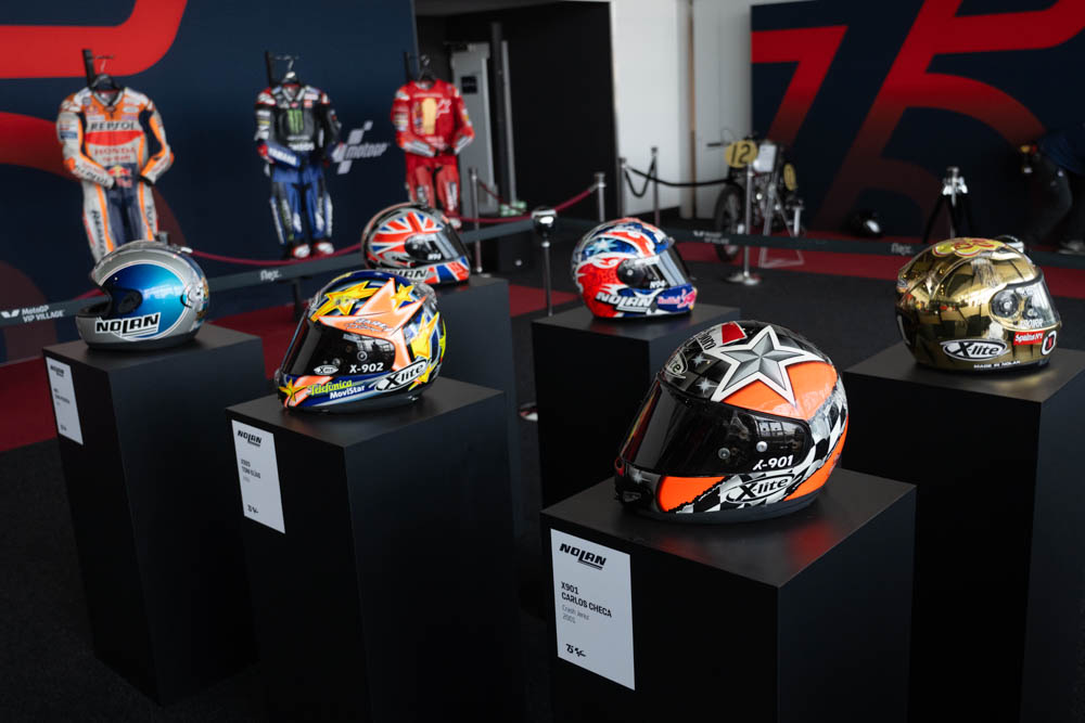 Il casco Nolan per il 75° anniversario del MotoGP