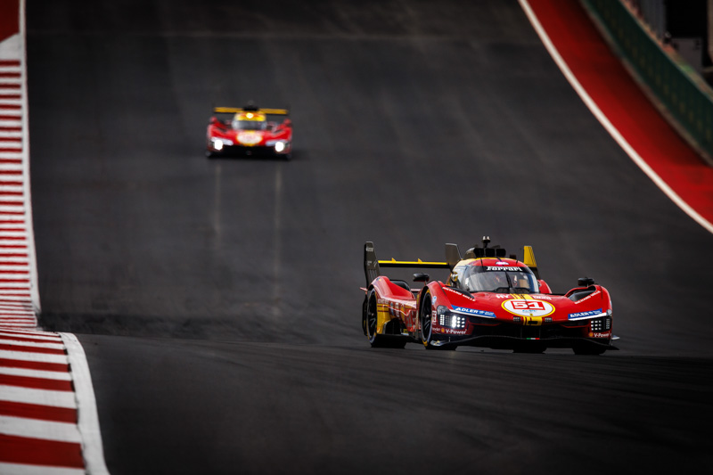 La Ferrari vince ad Austin: storica vittoria della 499P #83 al WEC