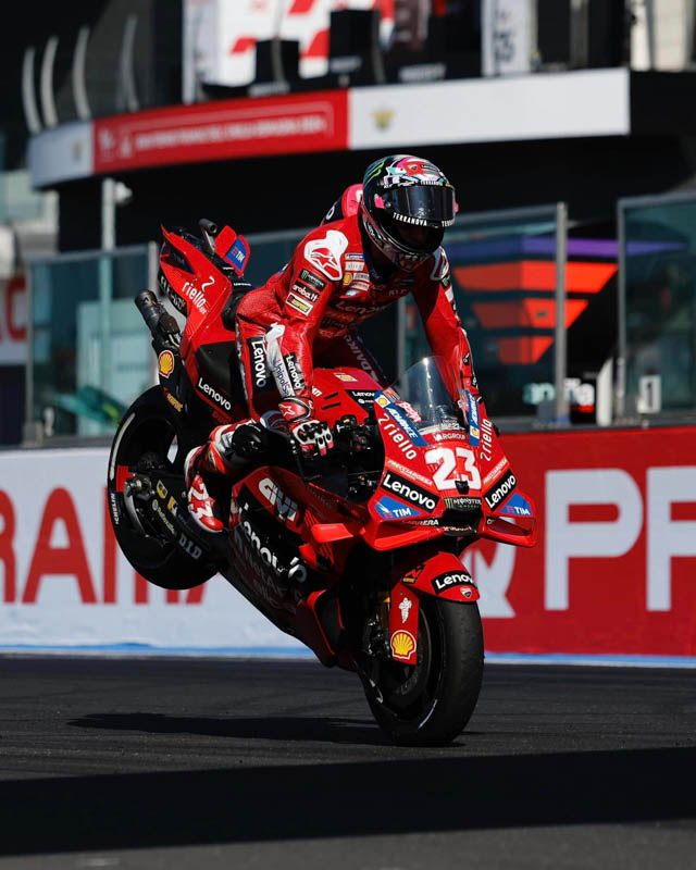 MotoGP Misano round 2 Bastianini vince Martin allunga Bagnaia cade