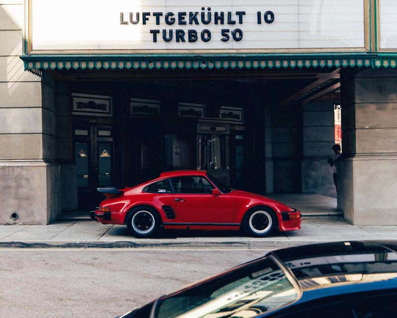 50 Anni Porsche Luftgekühlt 10 celebra il mito della 911 Turbo a Hollywood