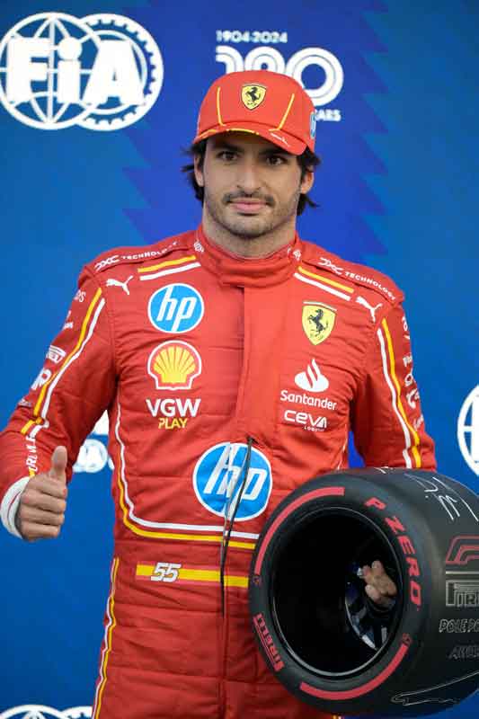 Carlos Sainz conquista la pole position nel GP di Città del Messico