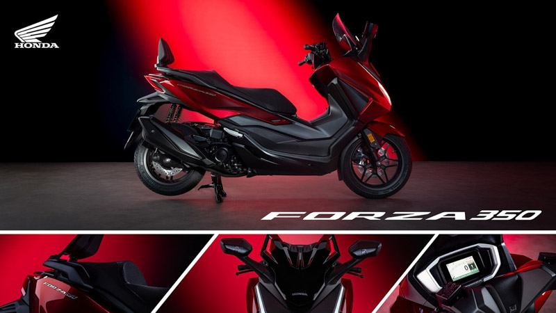 I nuovi scooter Forza Honda punta su stile, comfort per il restyling