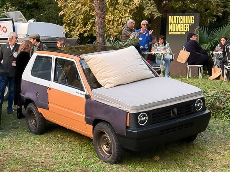 La Panda Materia e il fascino del restomod al Nautilus sul Lago di Como