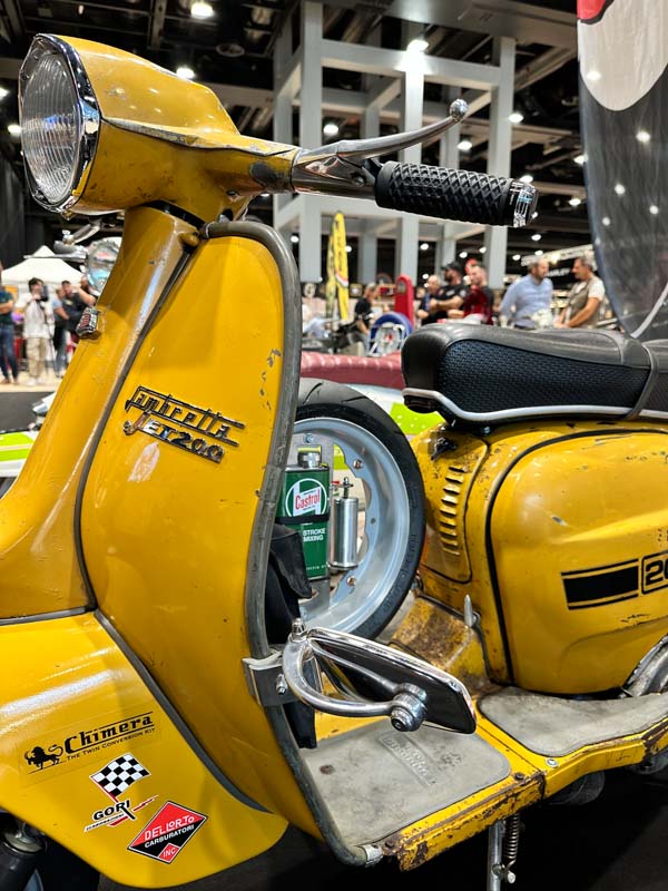 Scooter d'epoca protagonisti all'Eternal City Motorcycle Show di Roma