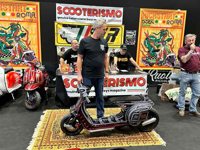 Scooter d'epoca protagonisti all'Eternal City Motorcycle Show di Roma