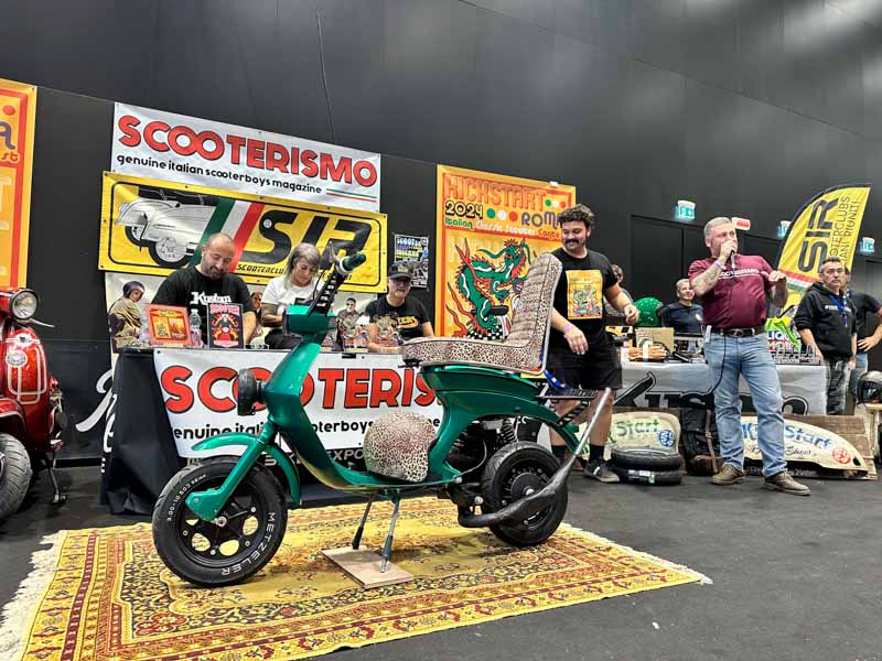 Scooter d'epoca protagonisti all'Eternal City Motorcycle Show di Roma