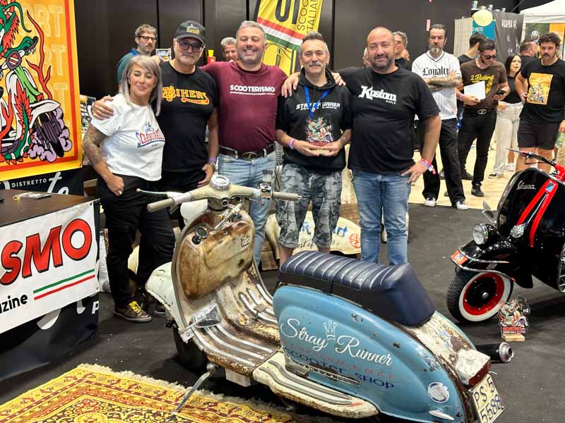 Scooter d'epoca protagonisti all'Eternal City Motorcycle Show di Roma