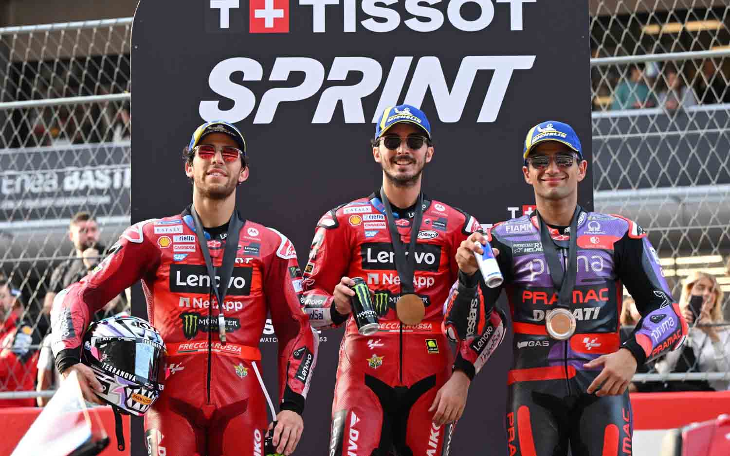 Bagnaia trionfa nella Sprint Race a Barcellona