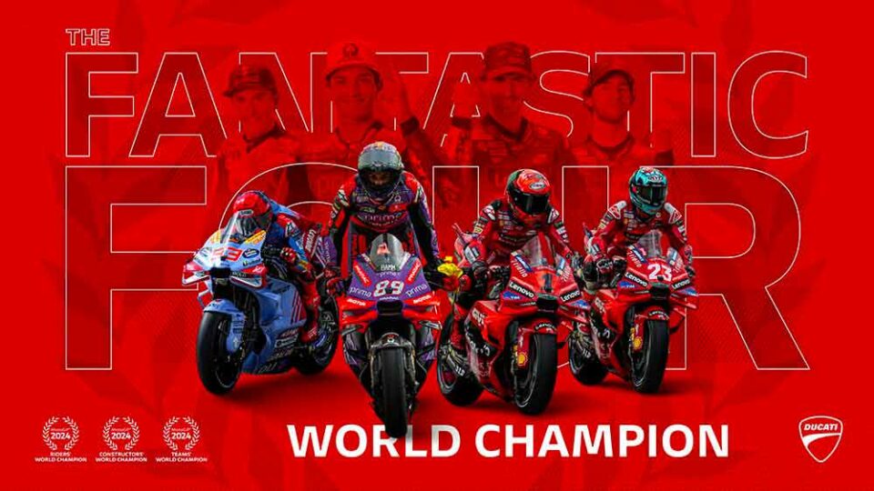 Ducati Motogp dominio assoluto nel 2024