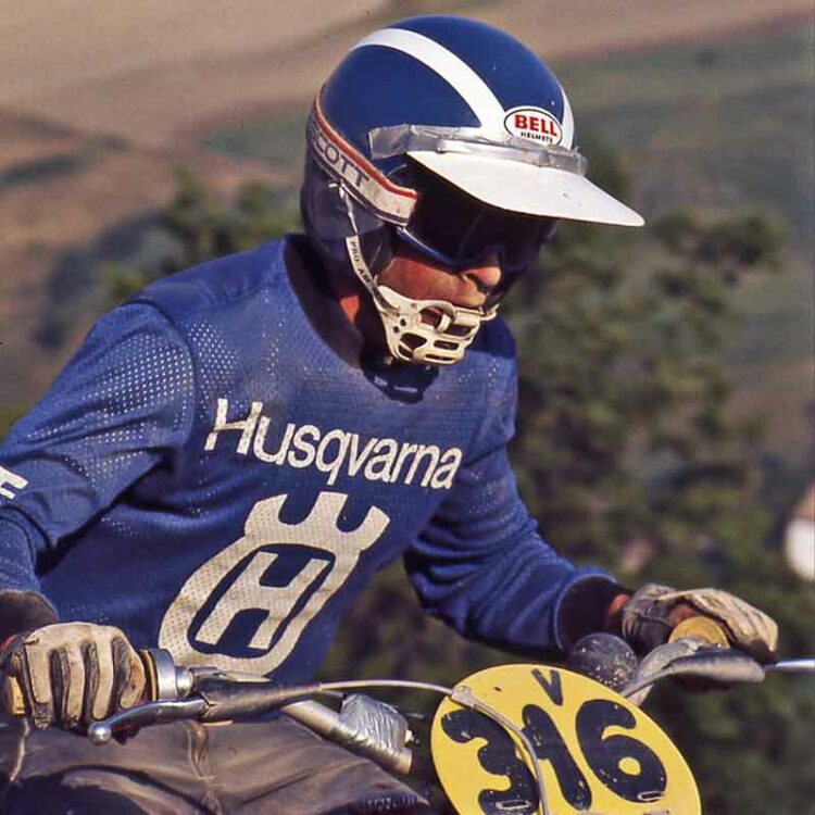 Malcolm Smith leggenda del motocross e attore in On Any Sunday