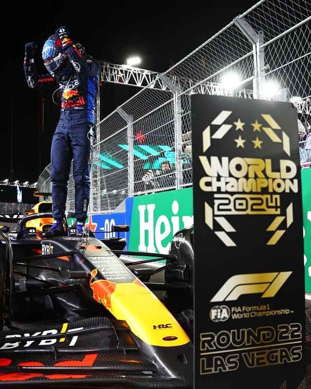 Max Verstappen conquista il quarto titolo tra le luci di Las Vegas