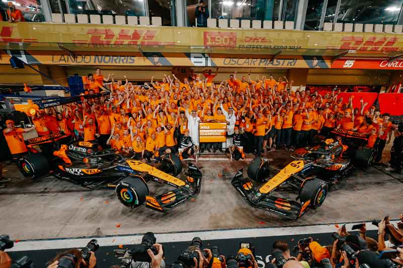 McLaren Campione del Mondo Costruttori F1 il trionfo arriva a Yas Marina