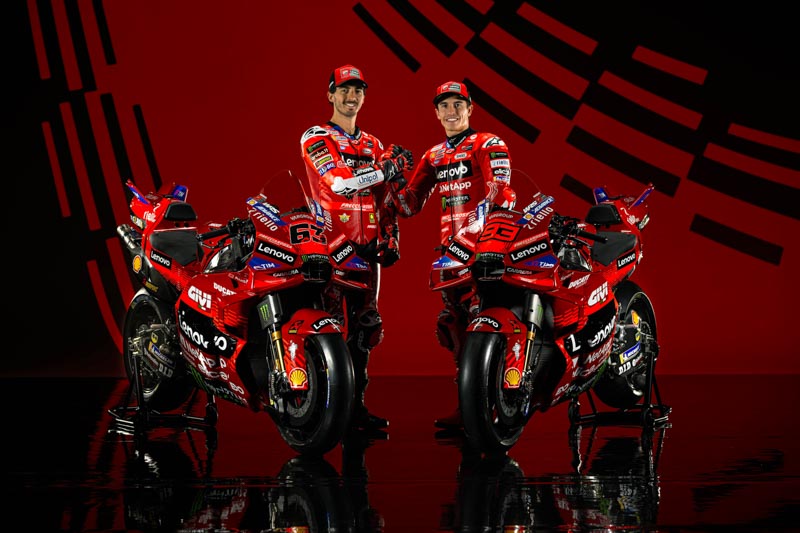 Ducati Lenovo Team 2025 pronti per la nuova stagione