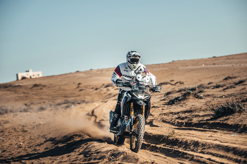 Jacopo Cerutti e l’Aprilia Tuareg quarto podio nell’Africa Eco Race