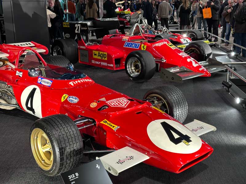 40 Anni di Ferrari in Formula 1 la mostra di Richard Mille a Rétromobile Paris