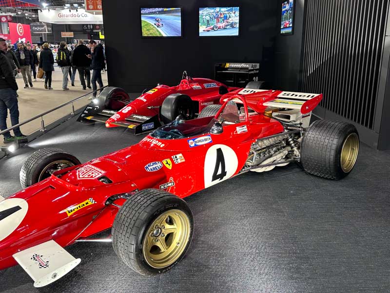 40 Anni di Ferrari in Formula 1 la mostra di Richard Mille a Rétromobile Paris