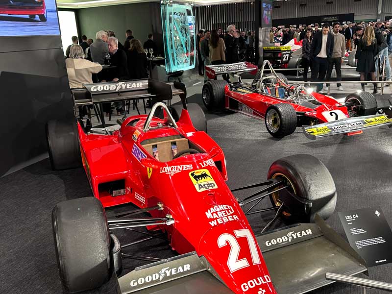 40 Anni di Ferrari in Formula 1 la mostra di Richard Mille a Rétromobile Paris