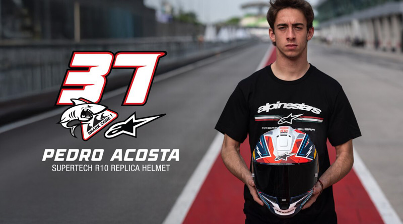 Alpinestars Replica S-R10, il casco di Pedro Acosta