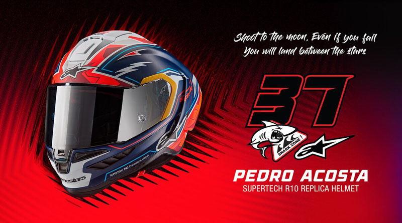 Alpinestars Replica S-R10, il casco di Pedro Acosta