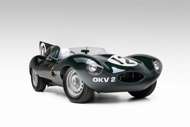 Una Jaguar D-Type 1954 all'asta da Hagerty Broad Arrow