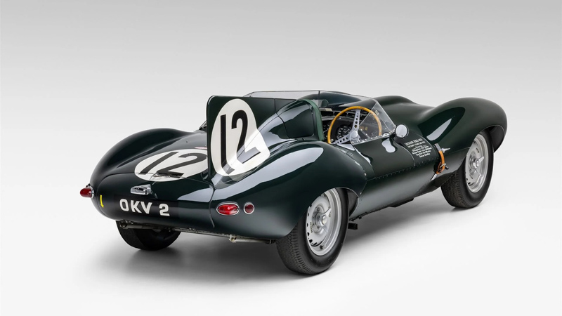 Una Jaguar D-Type 1954 all'asta da Hagerty Broad Arrow