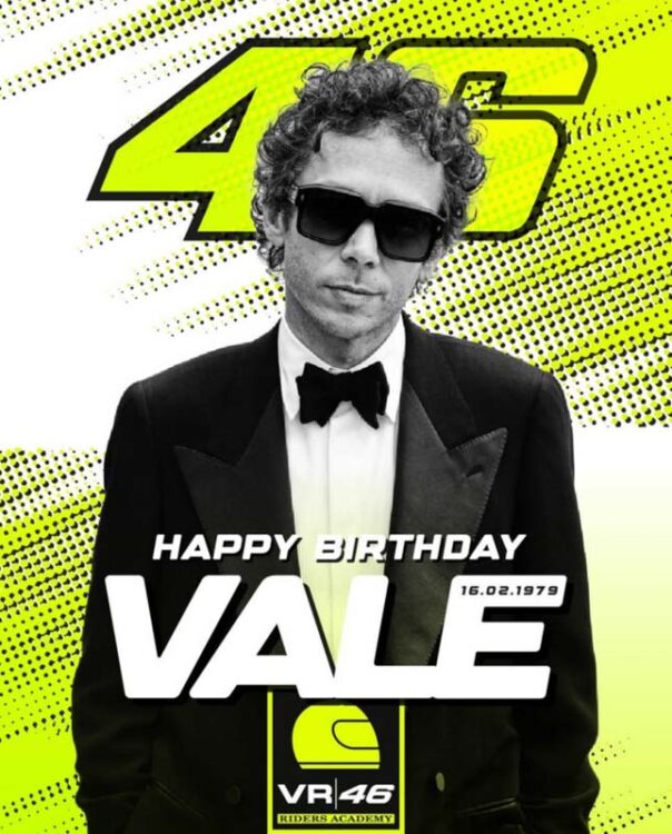 Valentino Rossi compie 46 anni